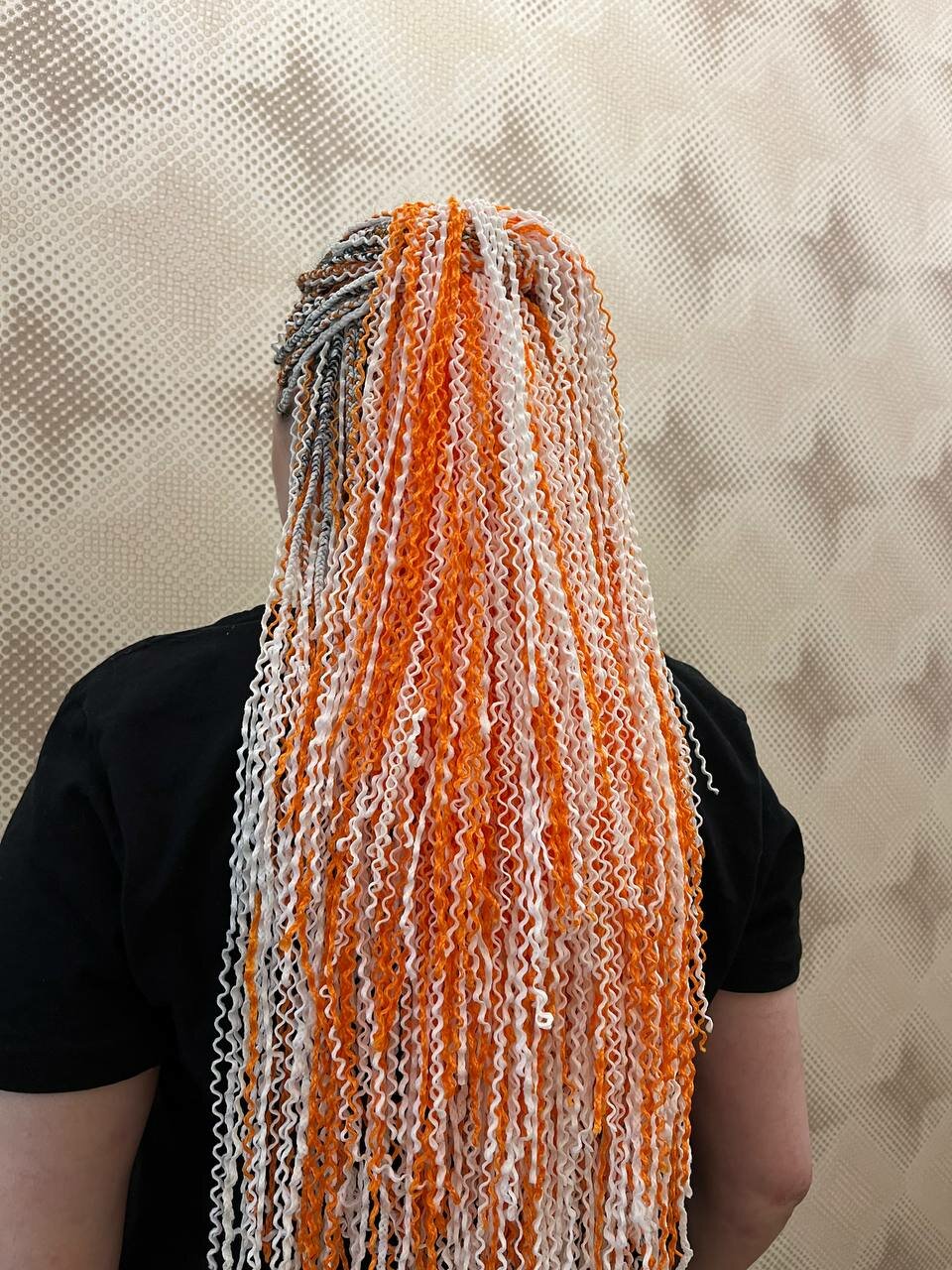 рыжие афрокосички зизи, афрокосы сенегальские рыжие, косички зизи, афрокосички с нитками, зизи