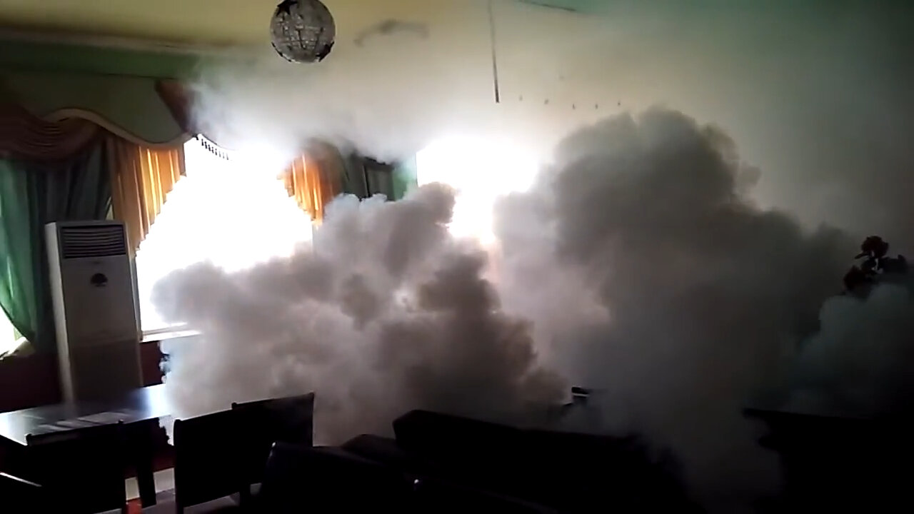 дым, тяжелый дым, дым дымом, интерьер, комната в дыму