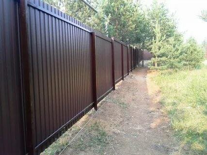 заборы из профнастила заборград, забор из профлиста, забор из профнастил, забор из профлиста с металлическими столбами, заборы с профнастила