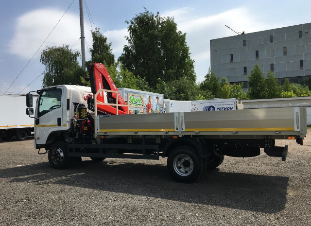 газ с41r33 с кму unic 374, бортовой isuzu nqr90lm c кму unic 374, исузу форвард с кму, hino 500 с кму fassi, хино 500 с кму