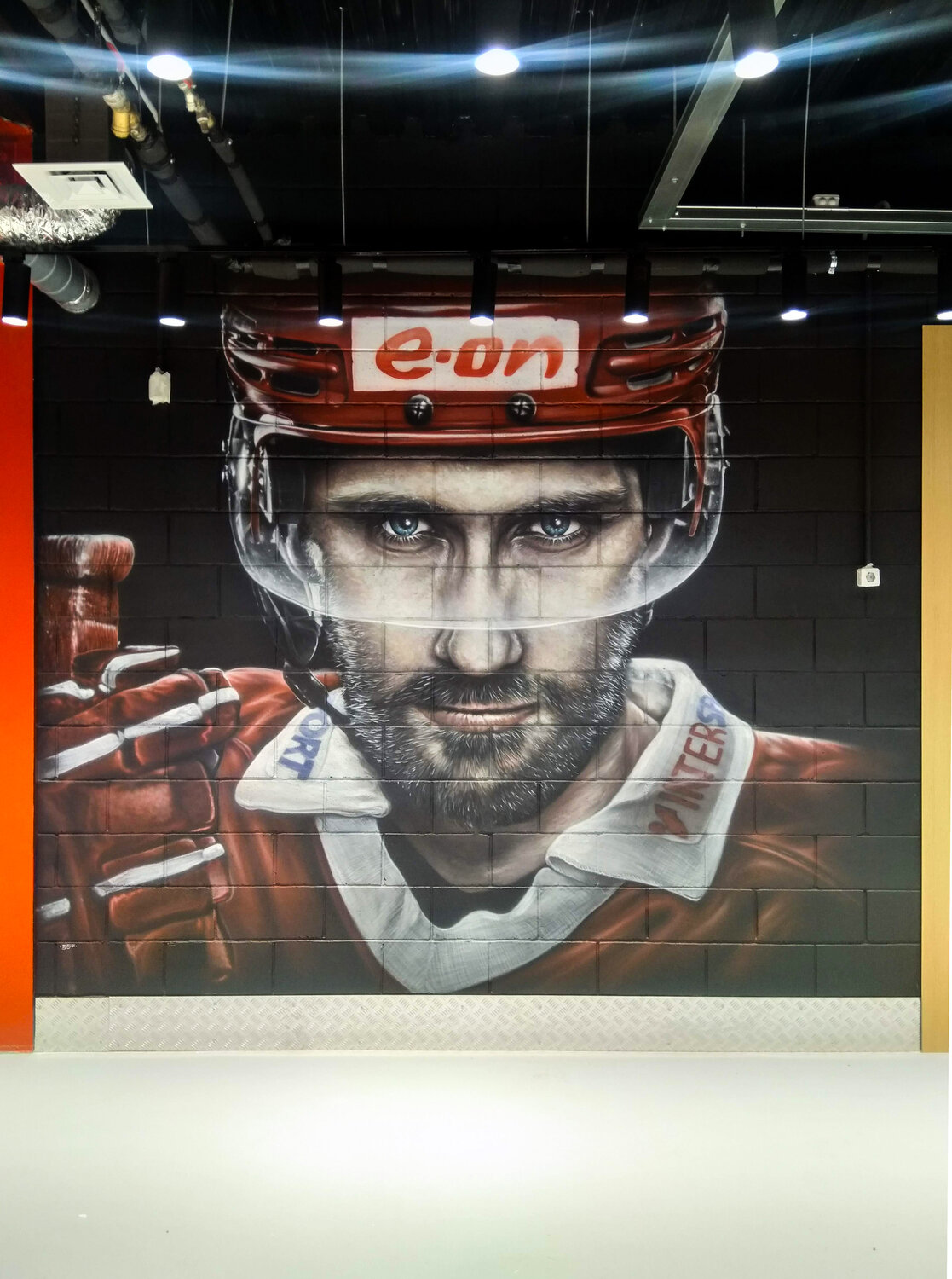 портрет хоккеиста, аэрография, хоккеисты, александр овечкин арт, хоккей