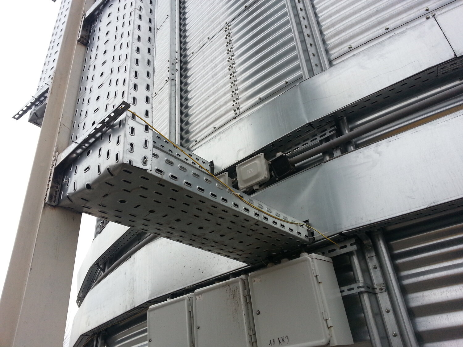 steel girder bridge, металлоконструкции под силос, силос, оборудование, комплекс
