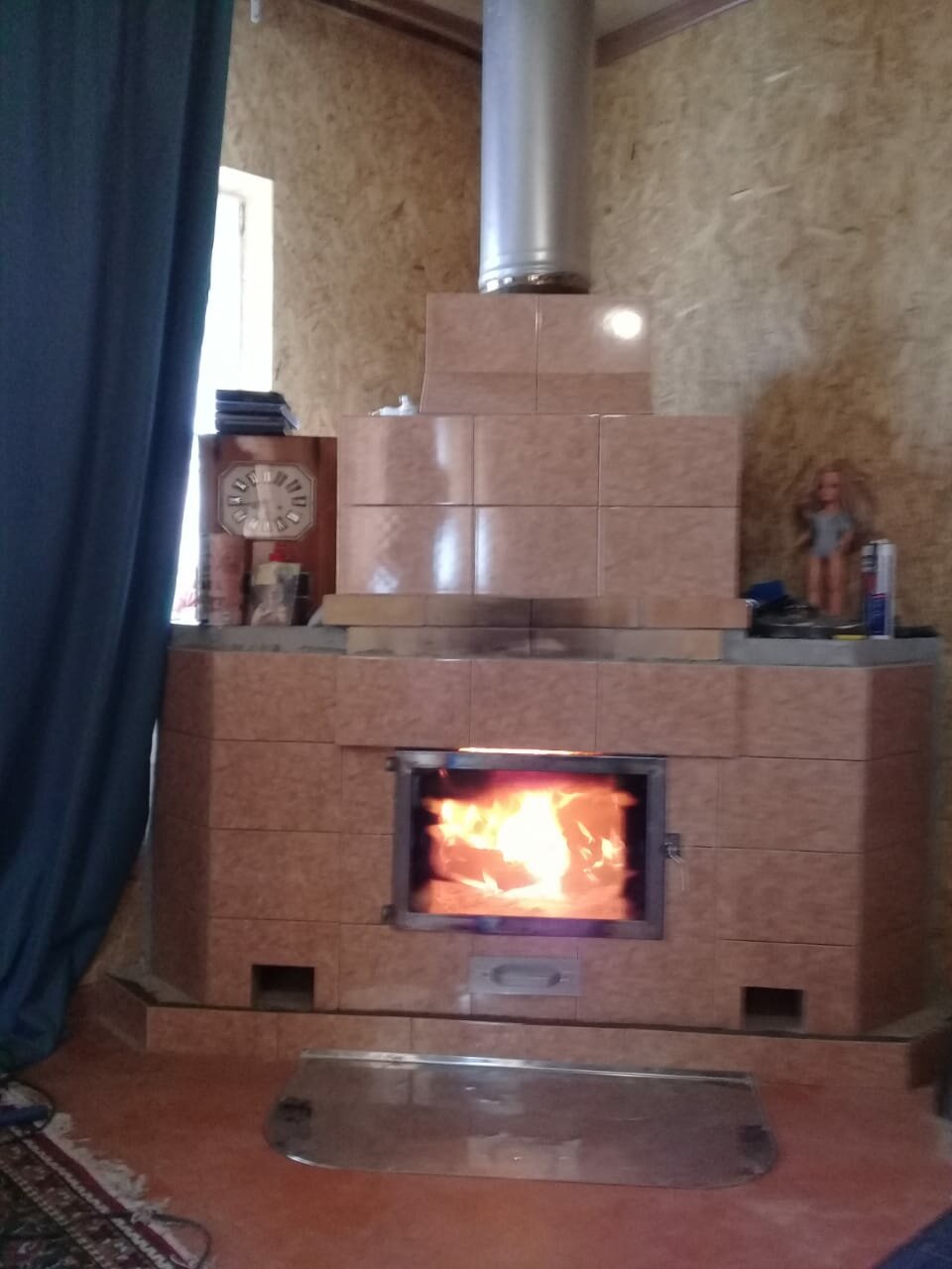 камины и печи, печь-камин из кирпича, угловые камины из кирпича для дома, угловая печь-камин для дачи из кирпича, кирпичная печь-камин для дачи