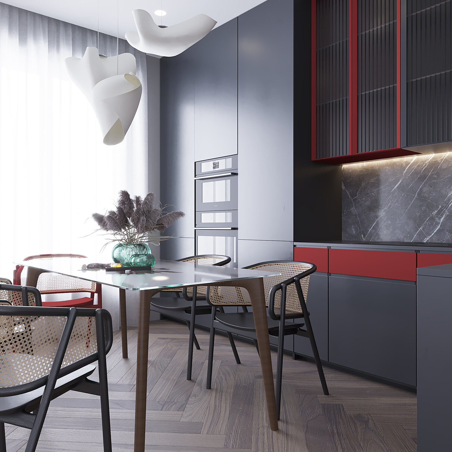 дизайн интерьера, интерьер, дизайн кухни, кухня лофт, berg interior кухни