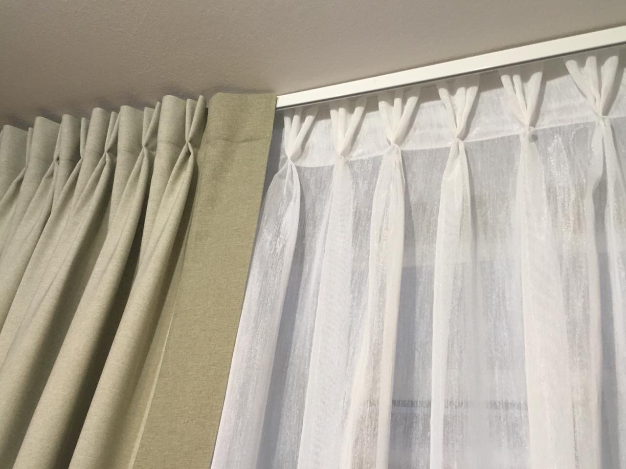 шторе, карниз для штор, шторы на шлевках на круглый карниз, шторы на тесьме на трубу, пошив тюли из льна складками