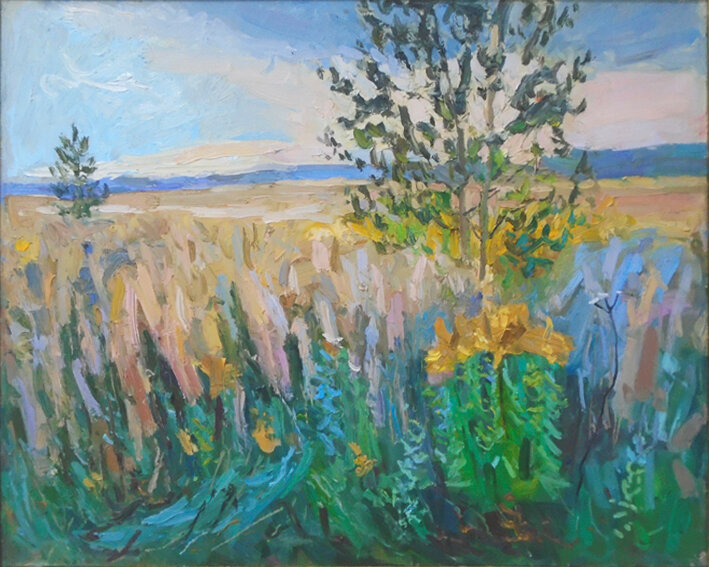 картина, масляная живопись, картины художников, художник черный александр васильевич, август владимир живопись пейзажи