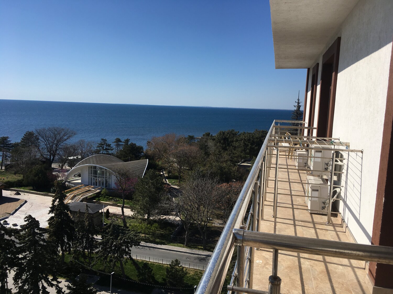 гаспра вид на море из окна, гаспра маратовская, у моря, гаспра, гаспра маратовская 28