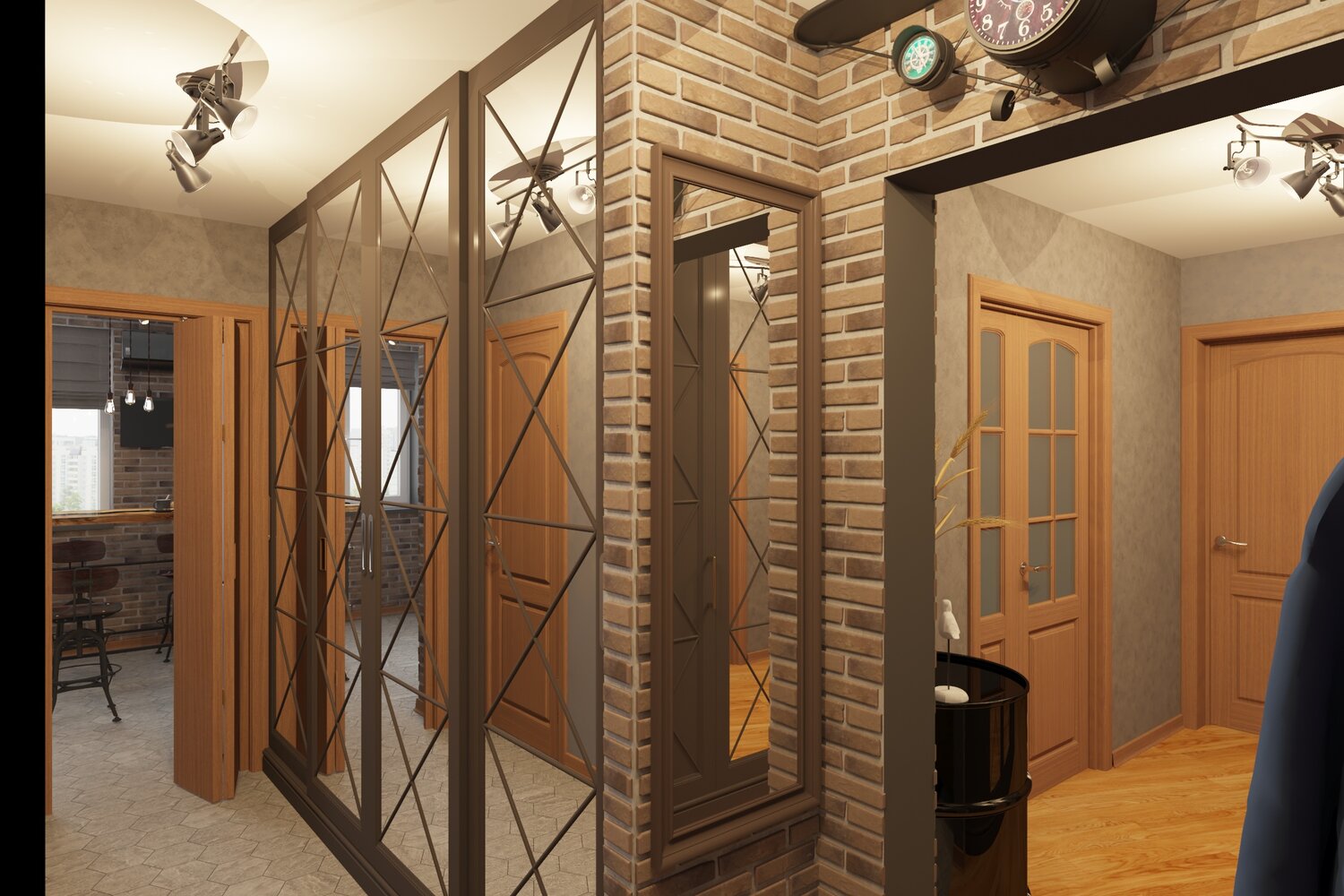 интерьер прихожей, прихожая дизайн интерьера, дизайн прихожей, прихожая в стиле, дизайн проект прихожей