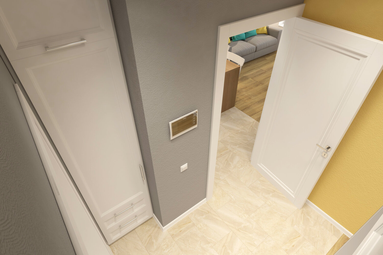 белые двери в интерьере, дверь, дверь белая, profil doors 3x эш вайт, интерьер