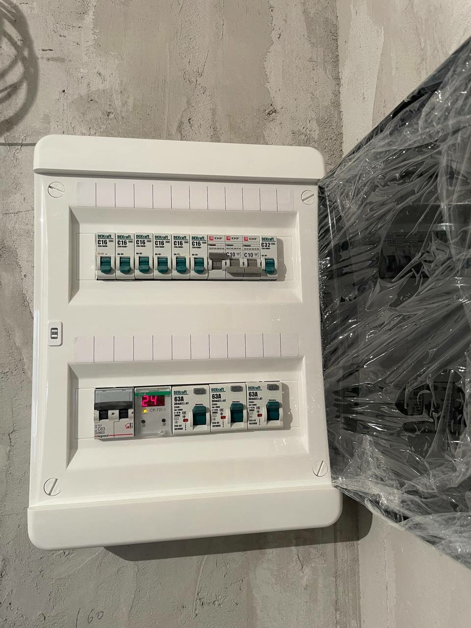 электрика, электромонтажные работы, электрика для дома, электрощит, щиток с автоматами