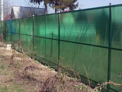 забор из поликарбоната мп 20, забор из сотового поликарбоната, забор из поликарбоната кинпласт, забор из поликарбоната, поликарбонат забор
