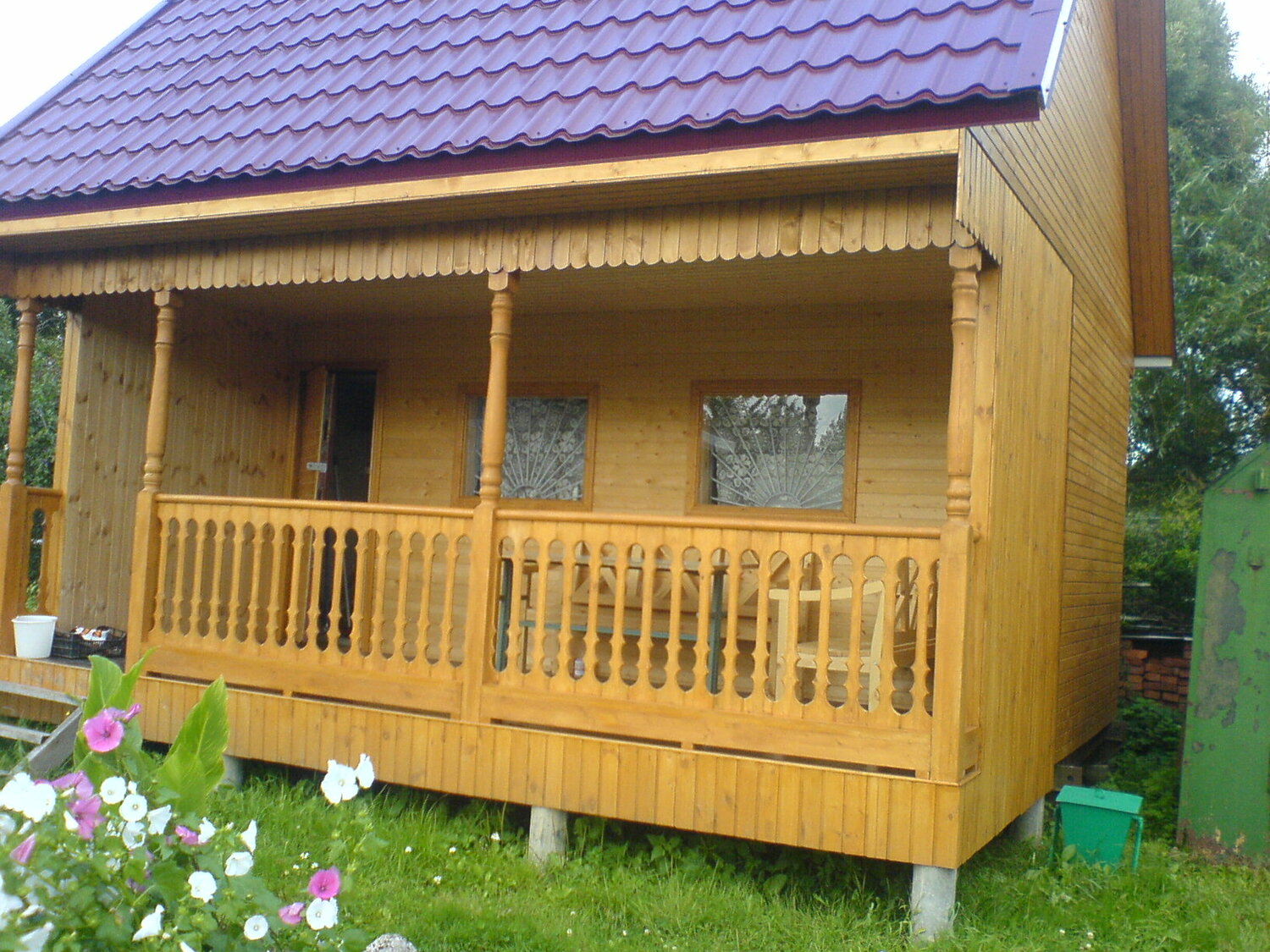 веранда к дачному дому, дачный домик из бруса под ключ смоленск, веранда к дому под ключ, дачные дома из бруса, дом из бруса с верандой