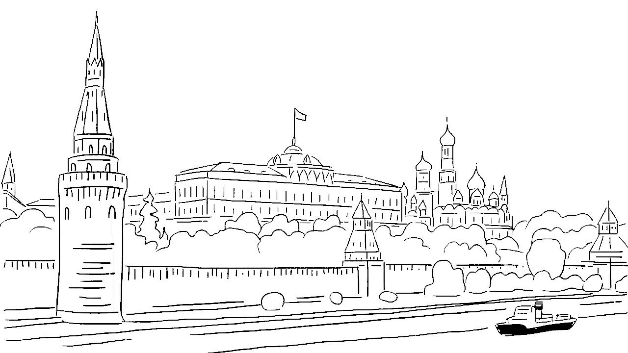 кремль раскраска для детей, кремль для раскрашивания, раскраска москва кремль для детей, москва кремль контур, красная площадь в москве раскраска