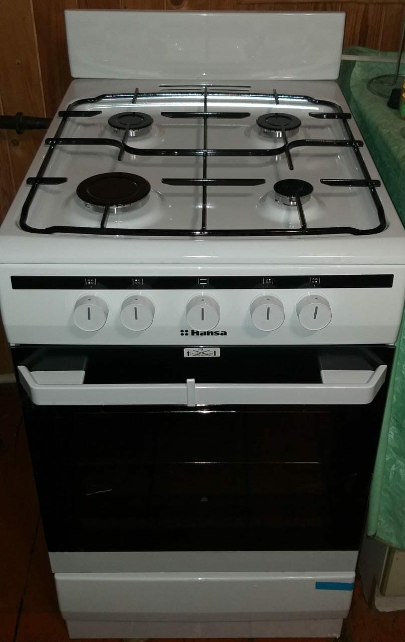 газовая плита, бытовая техника, газовая плита hansa fcgw66002010, газовая плита fcgw51001, газовая плита hansa fcgw57023010