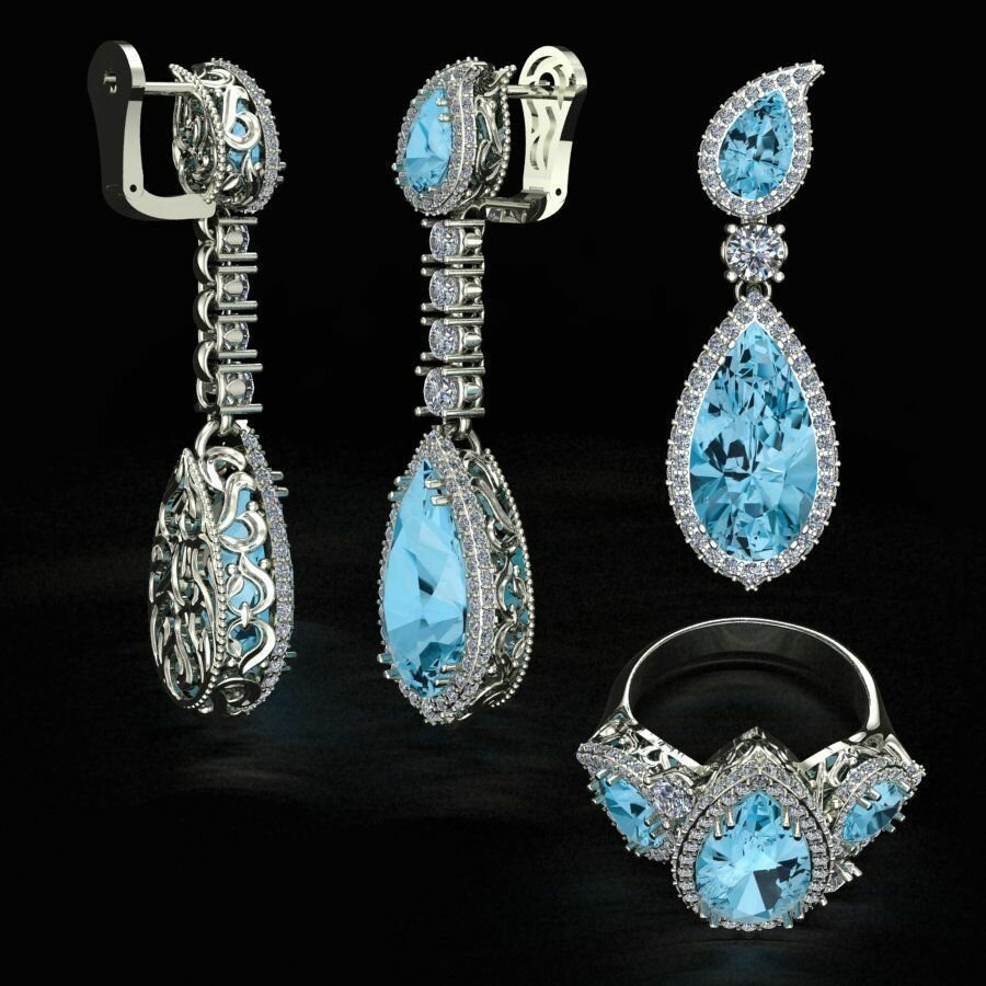 серебряные серьги длинные с крупным топазом, серебряные серьги с топазом висюльки, висячие серьги с топазом, королевские драгоценности, серьги с топазом