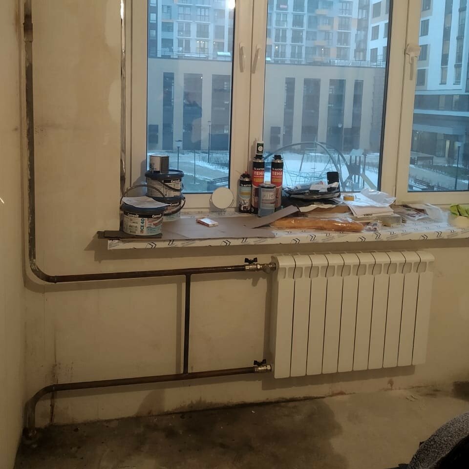 батареи отопления в хрущевках, радиатор отопления, батареи в угловой комнате, батареи капремонт, отопление