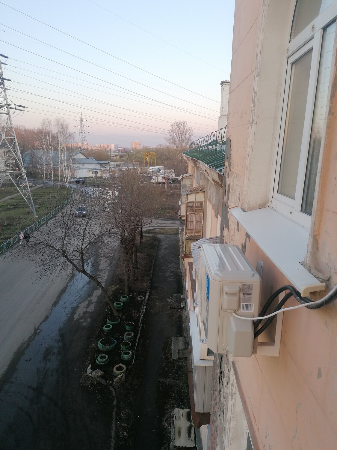 улица, дом, здание, старый дом, кондиционер