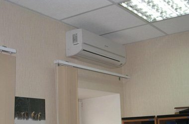 кондиционер, mitsubishi electric lossnay vl-100, сплит система с приточной вентиляцией, кондиционер в офисе, кондиционер в квартире