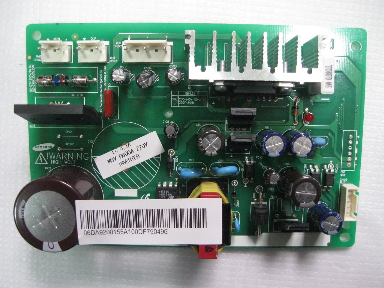 плата холодильника samsung da92-00205m, плата управления, da41-00757a, da92-00205m, плата управления е 131175