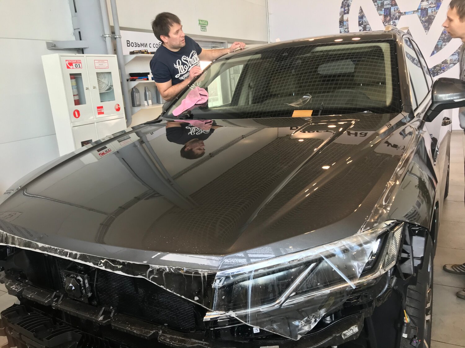 полиуретановая пленка для автомобиля, авто, автомобиль, матовая полиуретановая пленка для авто, бронепленка черная
