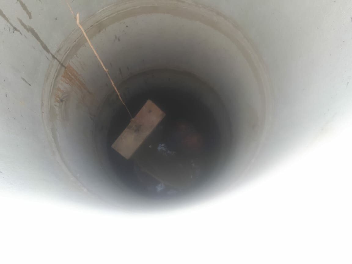 колодец, углубление колодца, колодец большой, углубление колодца клину, колодец 20 метров
