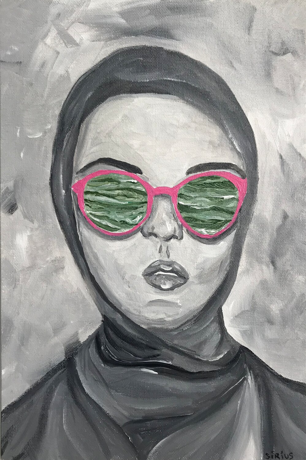 рисунок, картина, женский портрет, портреты, иллюстрация