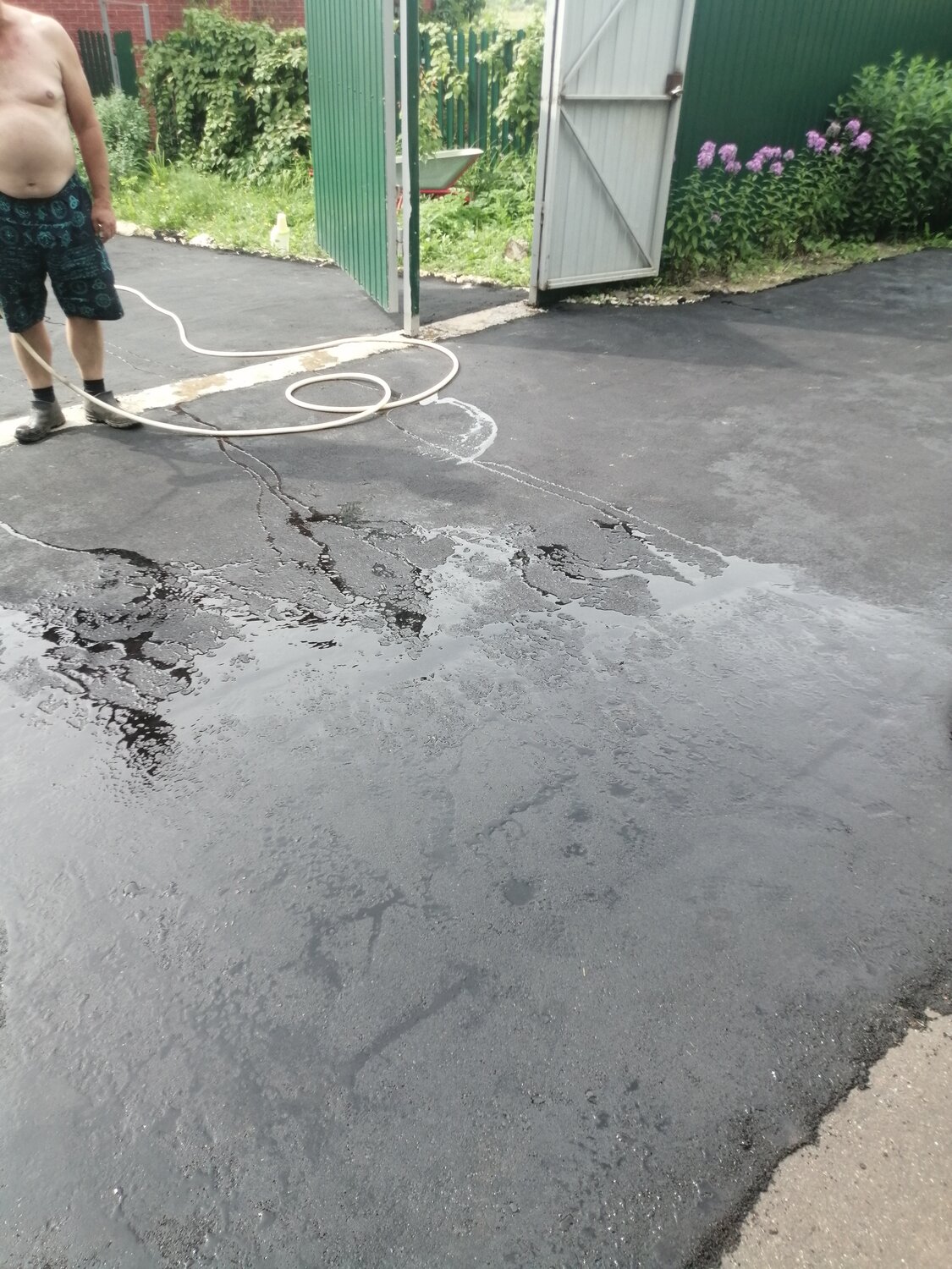 асфальт, дорог, подъездная дорога, дорожное покрытие, красивый асфальт во дворе