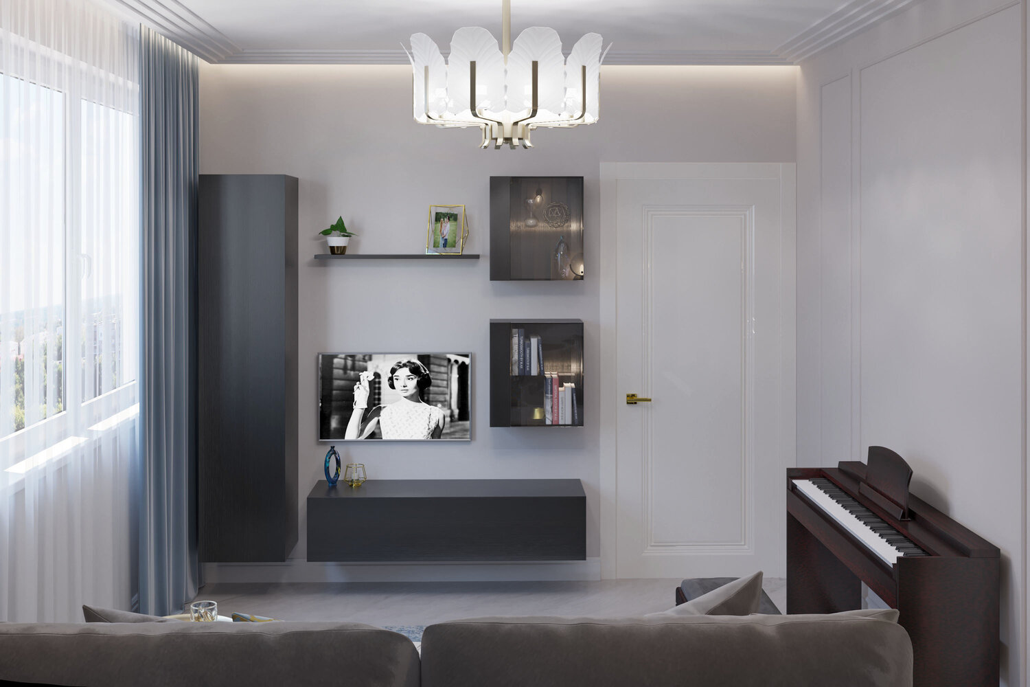 дизайн интерьера, интерьер, дизайн квартир, интерьер однушки, квартира