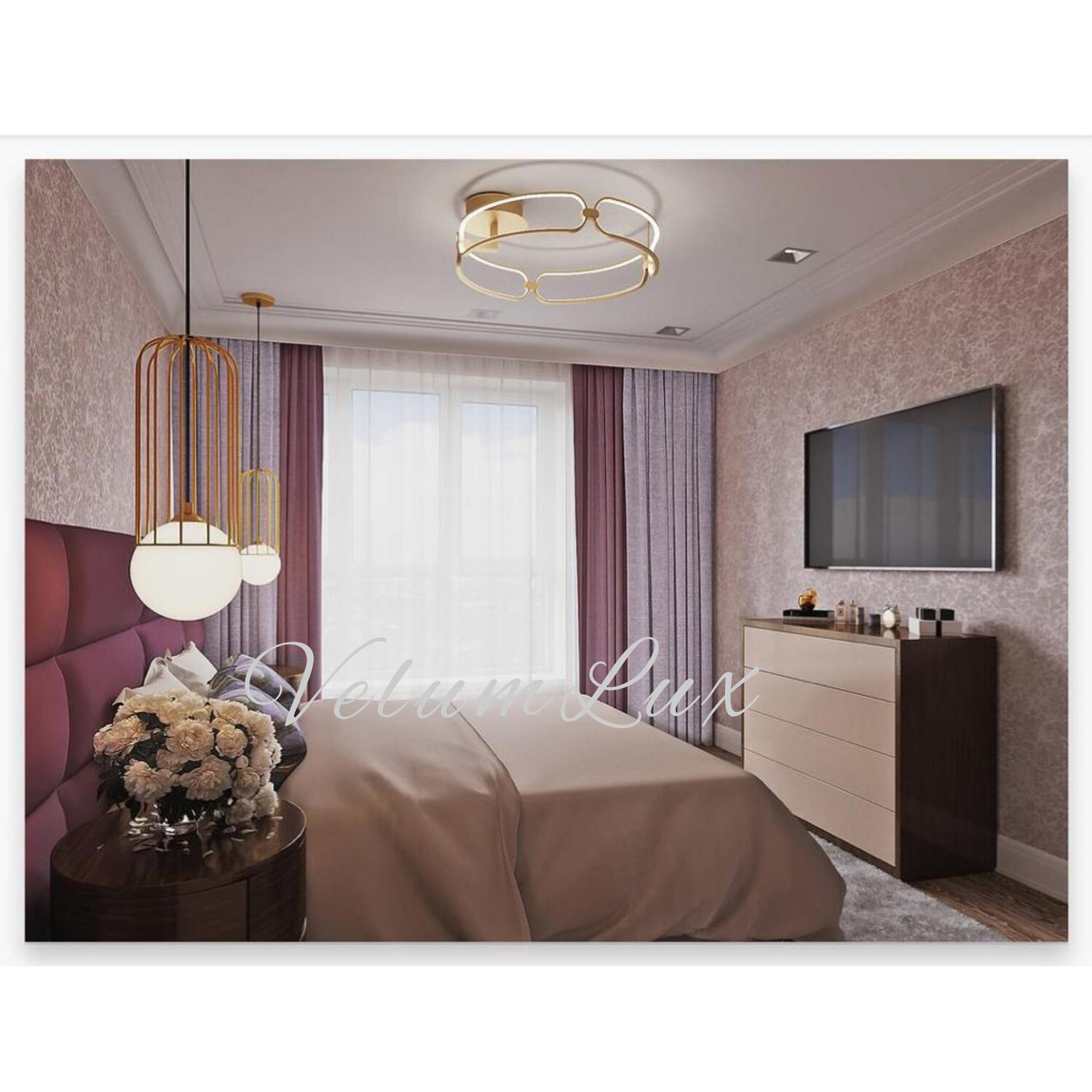 в спальне, дизайн спальни, квартира, дизайн квартир, комната спальня обычная