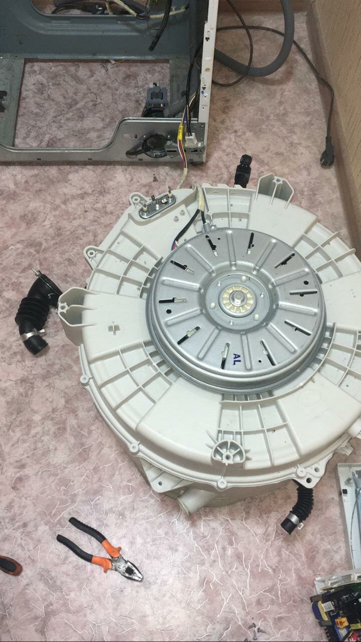 полубак для стиральных машин lg ajq33146212, полубак для стиральной машины lg, полубак для стиральной машины lg wd-80180n, полубак для стиральной машины samsung dc61-02085a, wisl 105 indesit бак