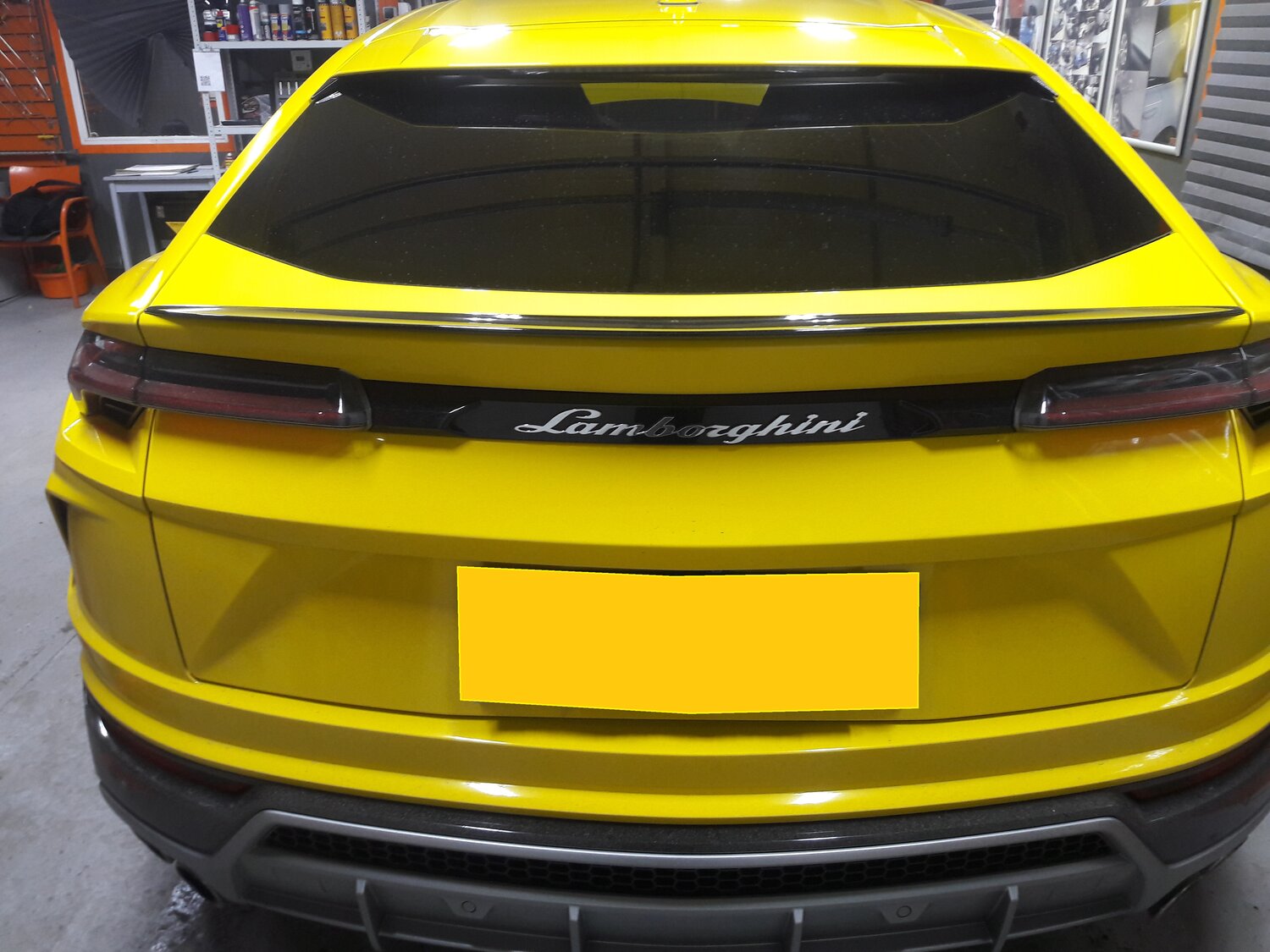 автомобиль, авто, lamborghini urus 2020 желтый, lamborghini urus задняя фара, ламборджини урус 2019 желтый
