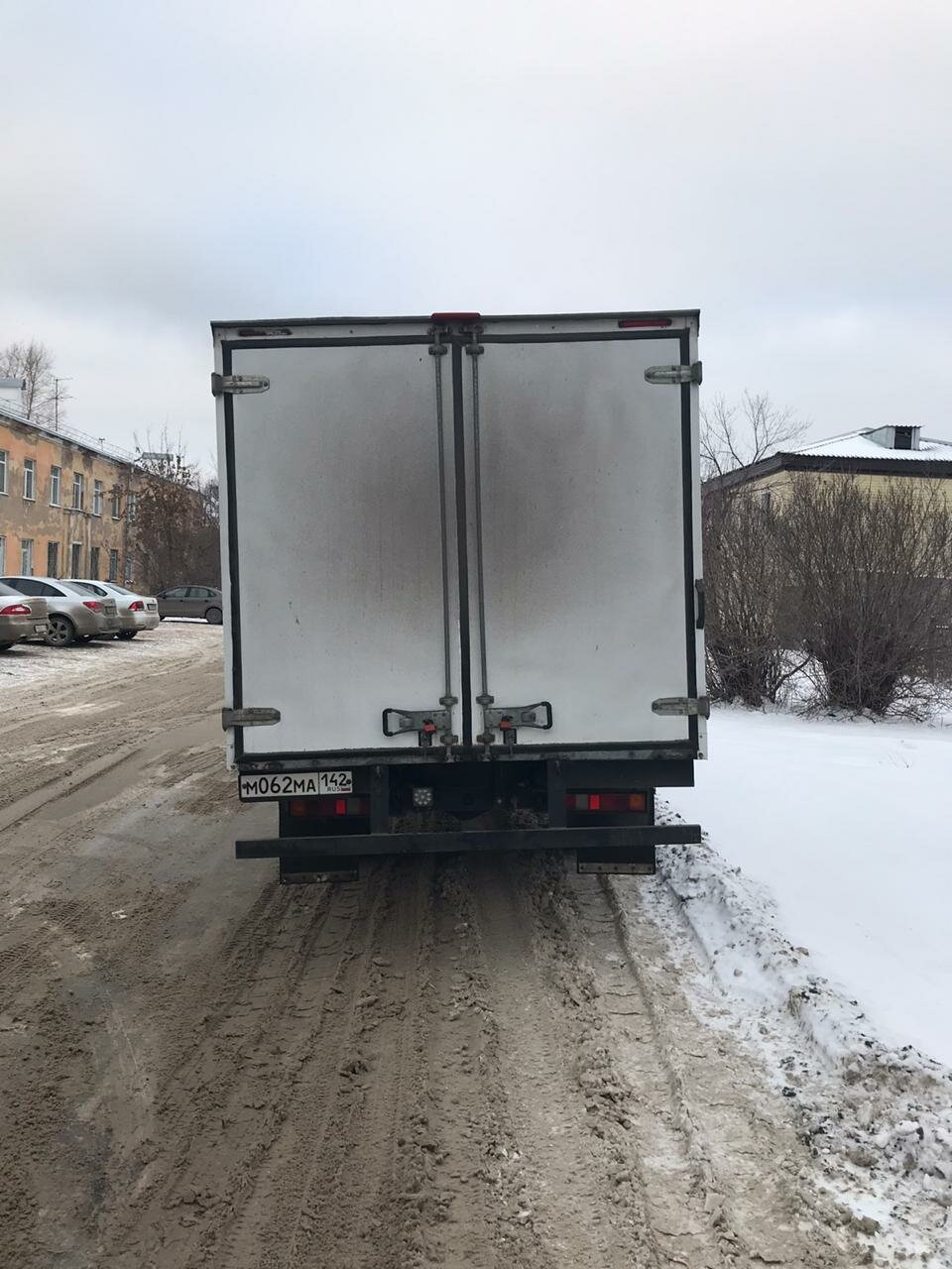 автомобиль, авто, фургон, грузовики, газель термобудка вид сзади