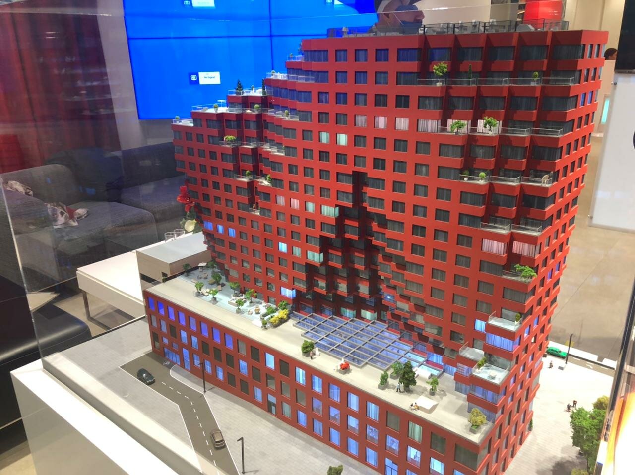 жилой комплекс, современная архитектура, небоскребы, здание, архитектура