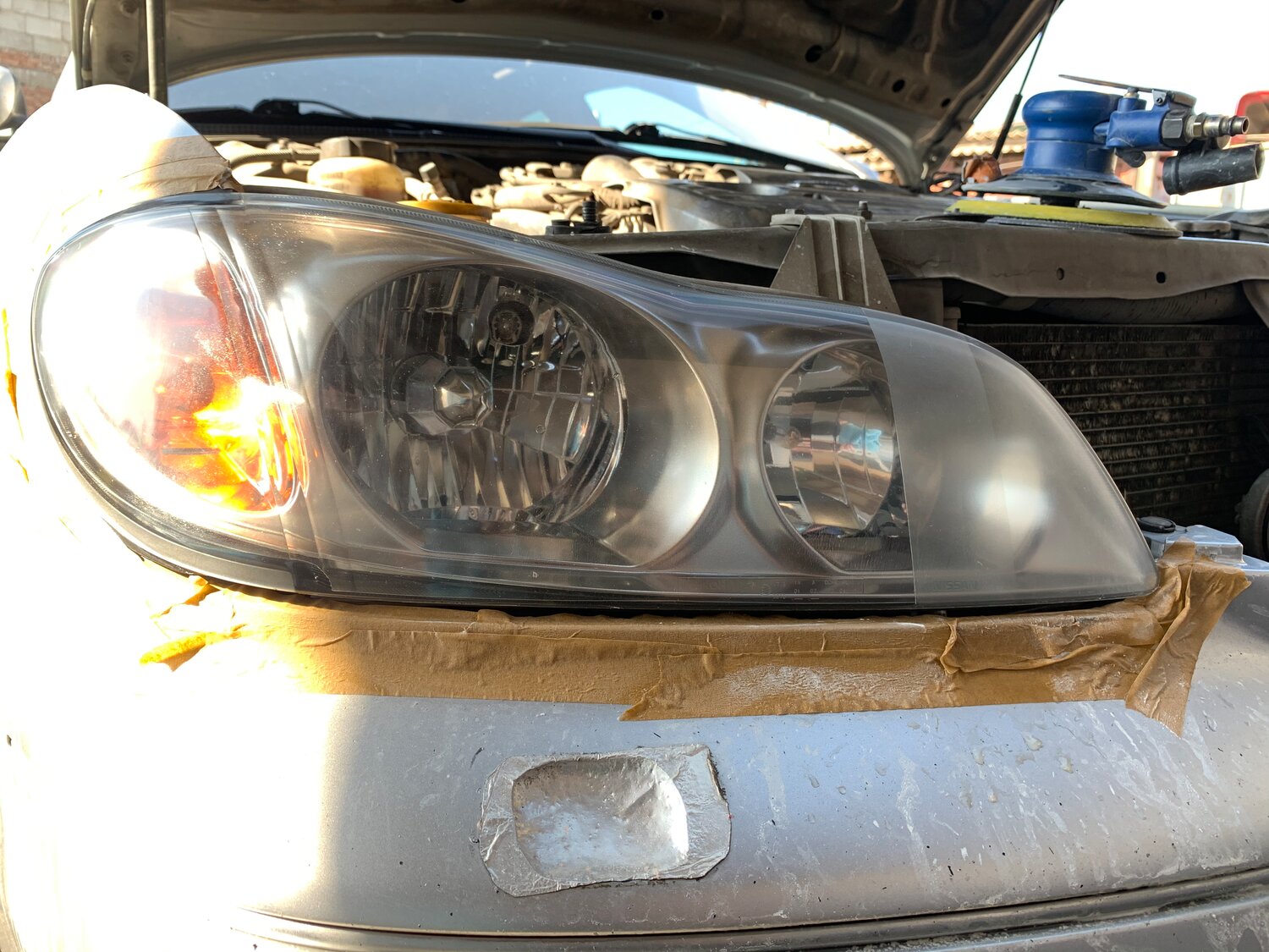 полировка фар, полировка фар toyota chaser, восстановление фар лаком, полировка фар автомобиля, полировка фар drive2