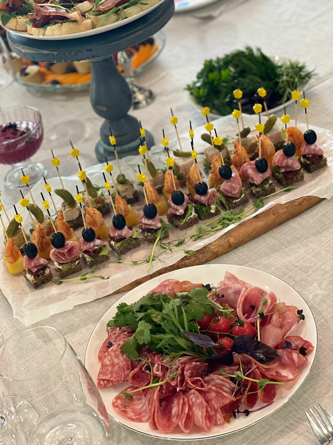 закуски на банкет, закуска, праздничный фуршетный стол, праздничные закуски, фуршет