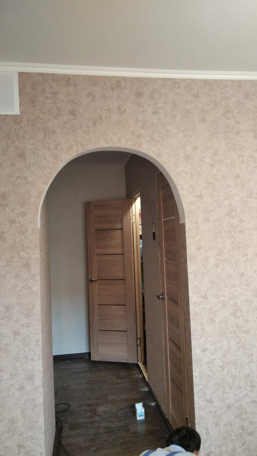 квартира, комната, евроремонт, арка своими руками, жилье