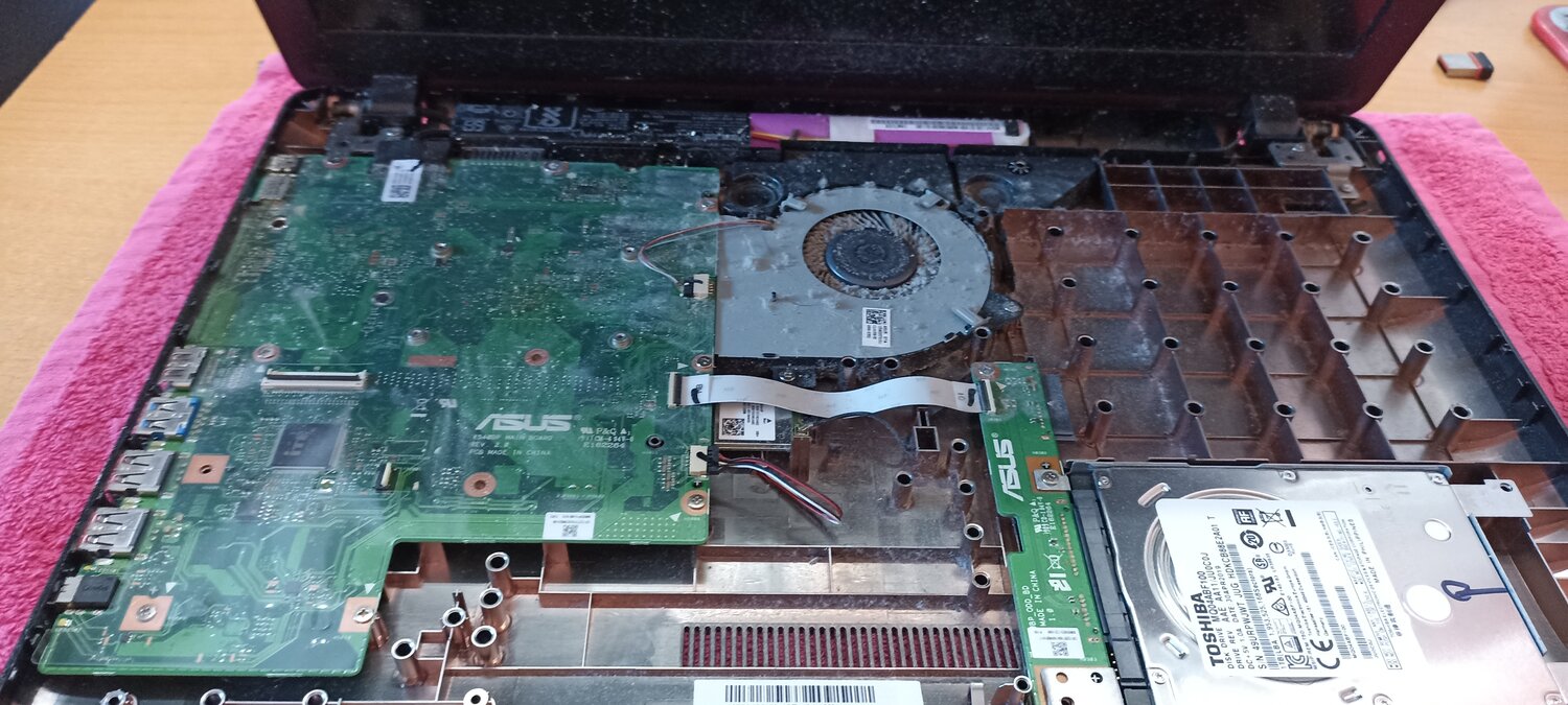видеокарта ноутбука asus x541n, внутри ноута asus x540m, asus x551m материнская плата, ноутбук, ноутбук асус x551c
