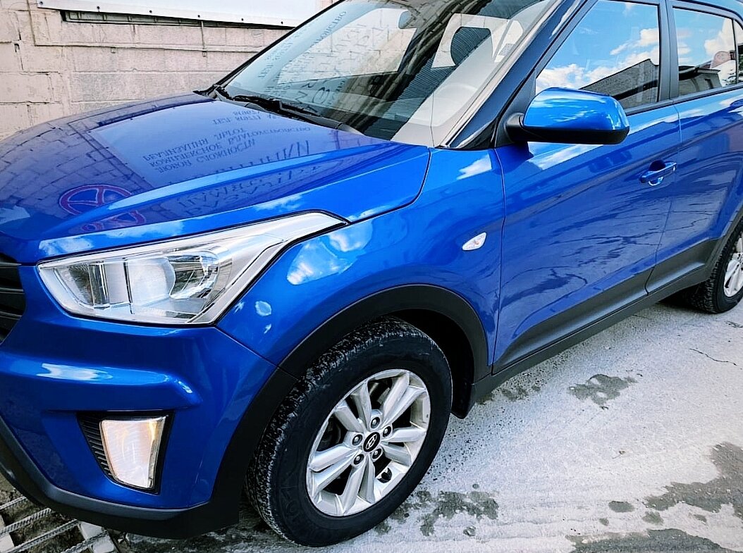 hyundai creta, крета хендай, хендай крета синий актив, хендай крета синяя, SsangYong Actyon II Рестайлинг