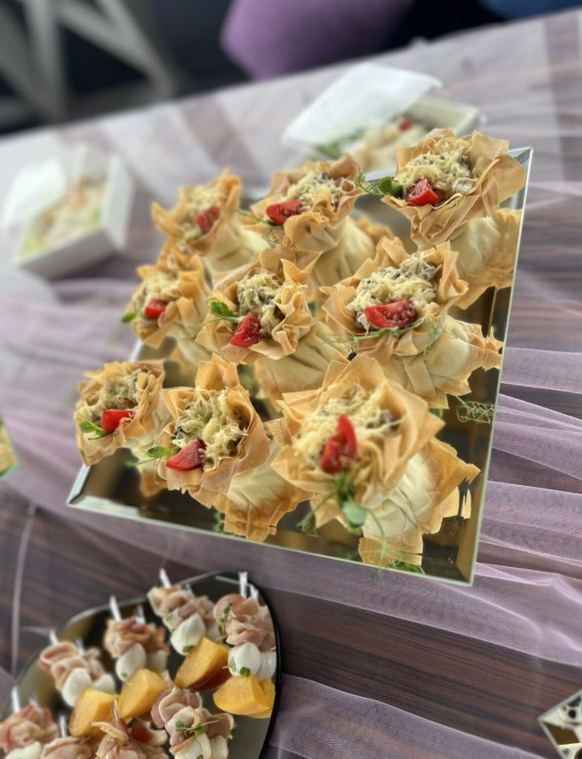 закуски фуршетные, закуска для фуршета, фуршетная закуска, тарталетки для фуршета, фуршетный сет