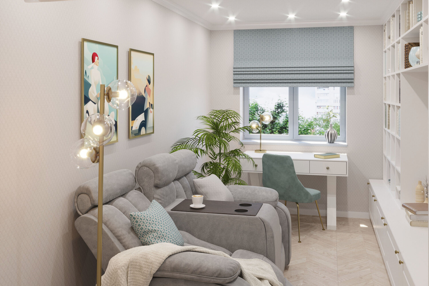 дизайн интерьера, интерьер, дизайн квартир, маленькая комната, квартира