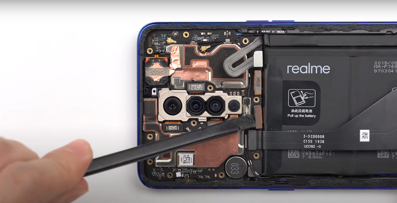 huawei p40 pro teardown, realme x2 pro testpoint, redmi note 8 pro teardown, смартфон, teardown huawei p40