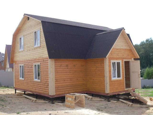 дачный дом из бруса 6х8 внутри, щитовой дом, каркасный дом, дачный дом, строительство дачных домов
