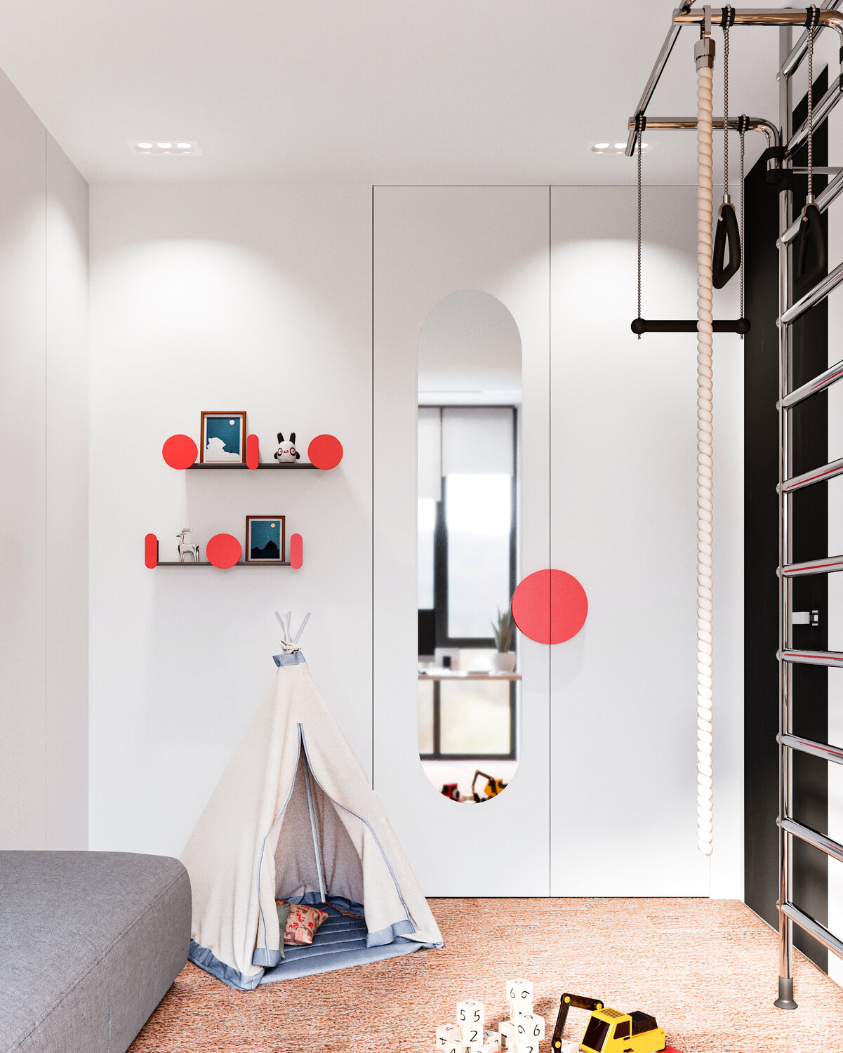 детская комната, детская в минималистическом стиле, интерьер детской, дизайн детской комнаты, дизайн детской