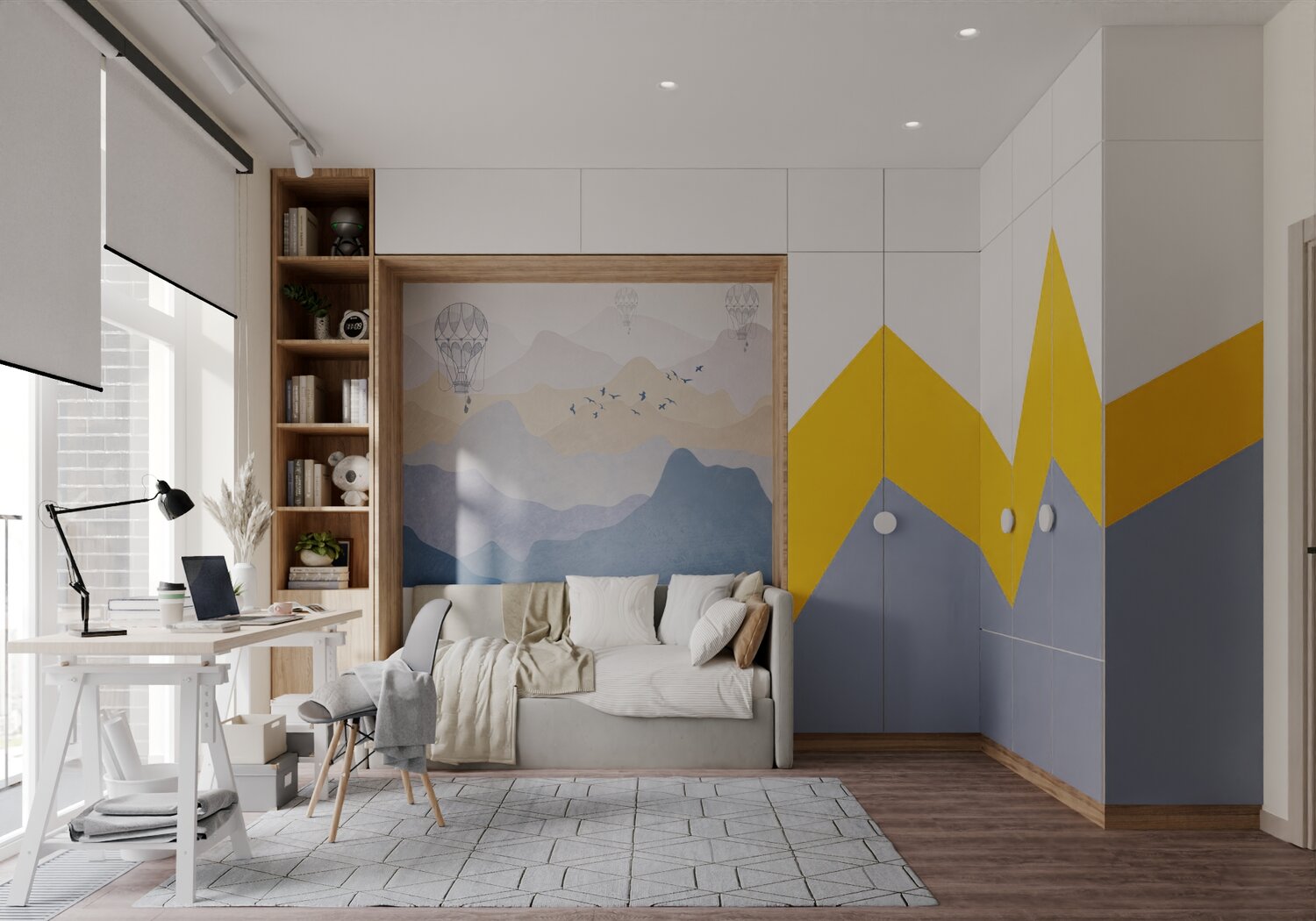 детская интерьер, дизайн интерьера детской, интерьер детской, дизайн детской, дизайн детской комнаты