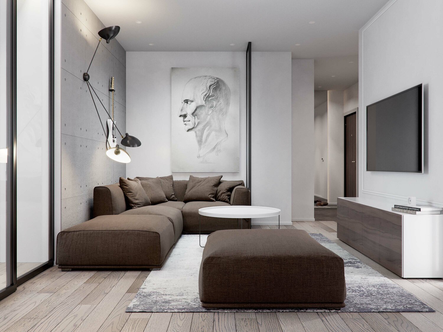 современный интерьер, дизайн интерьера, интерьер, дизайн интерьера студии, интерьер квартиры