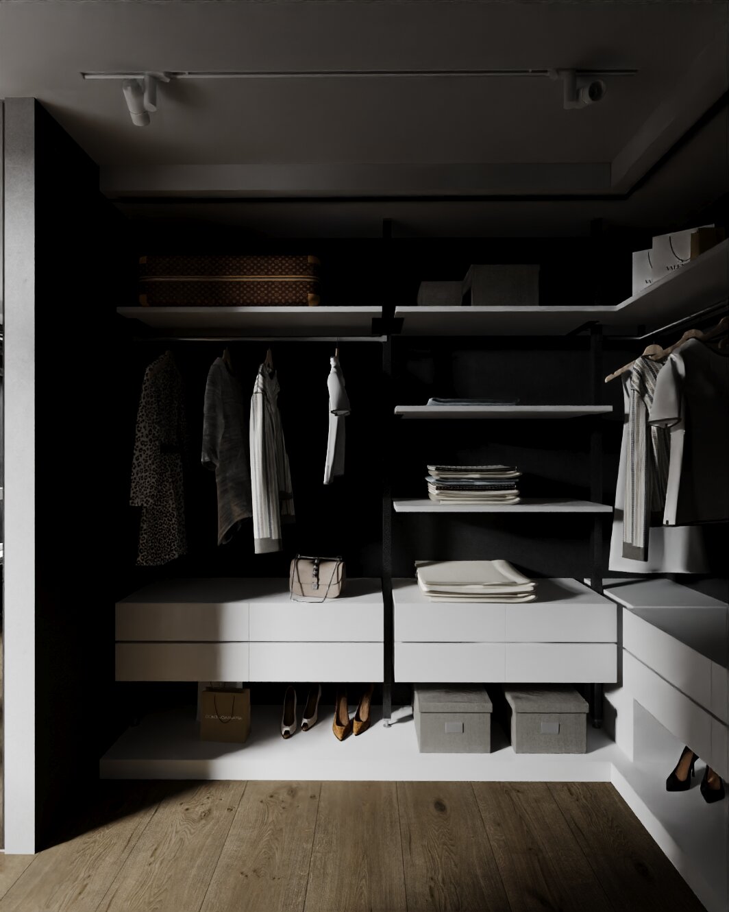 интерьер гардеробной, дизайн гардеробной, гардеробные в современном стиле, гардеробная дизайн, гардеробная интерьер