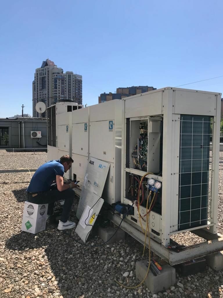 наружный блок daikin rymq12t, кондиционер, промышленный кондиционер, наружный блок daikin rxyq10t, наружный блок daikin rxyq52t