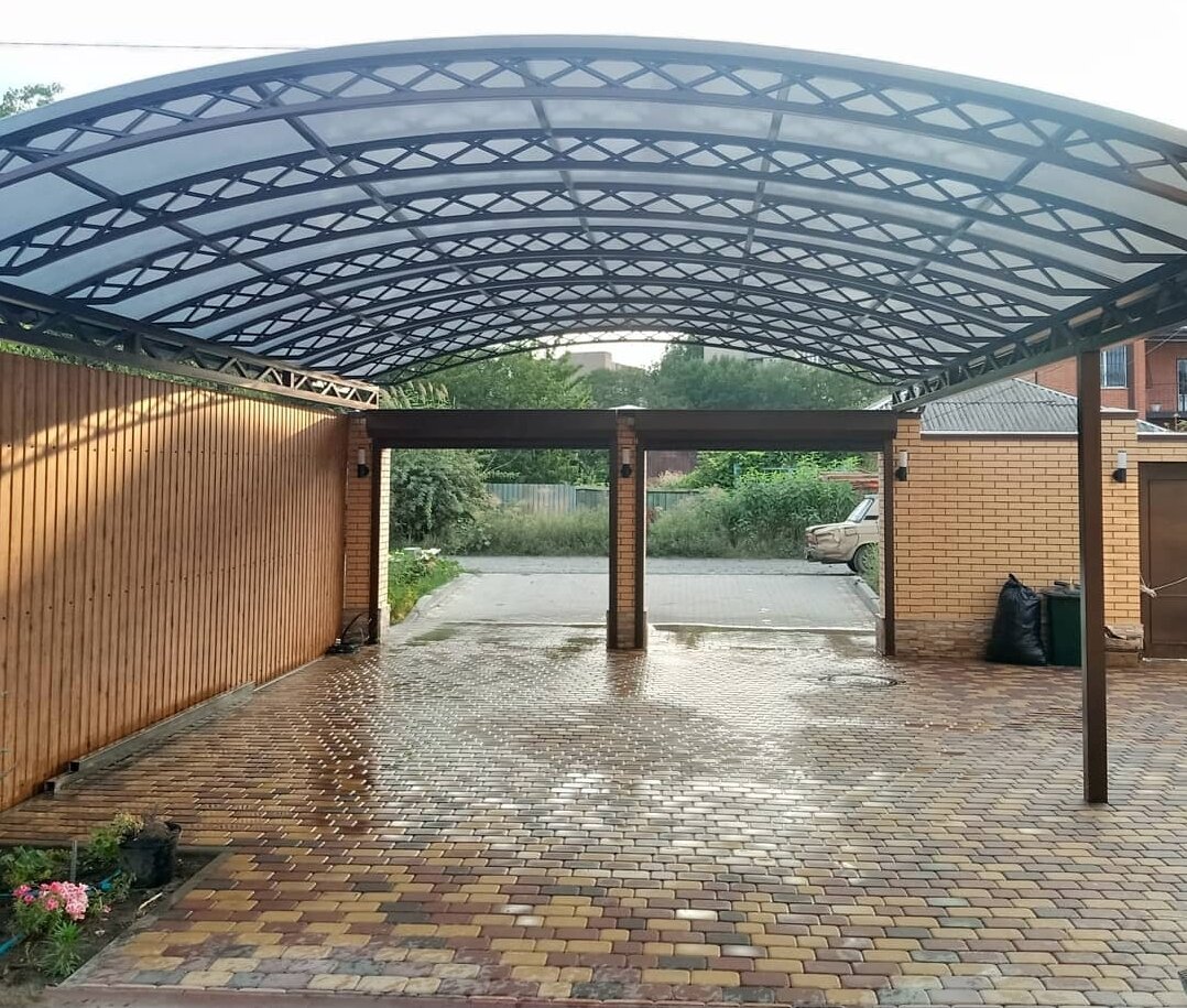 навес, поликарбонат навес, навесы козырьки, навес из поликарбоната, кованые навесы