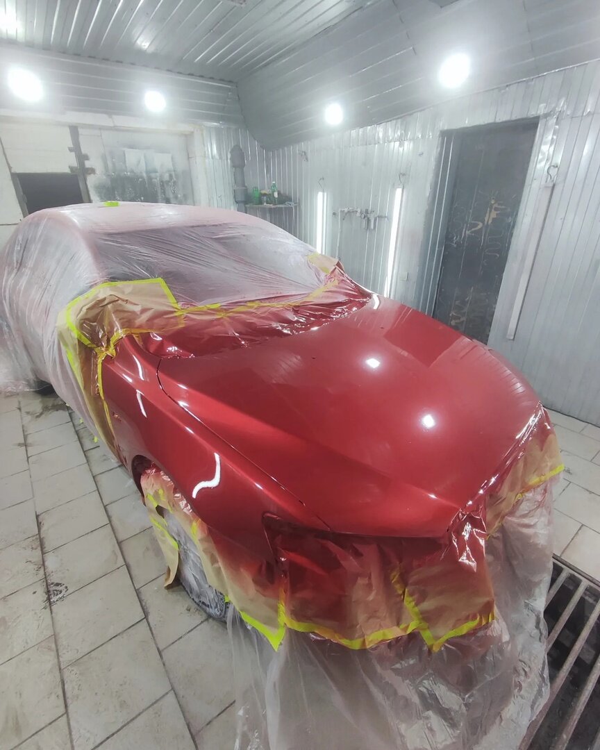 покраска авто, покраска автомобиля, покраска машины красный, эксклюзивная покраска, покраска кузова