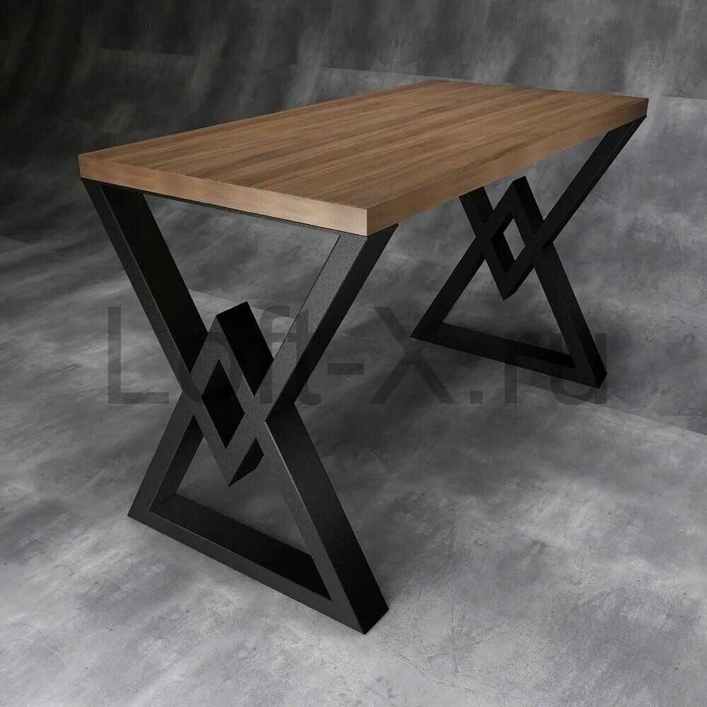 стол в стиле лофт, деревянный стол в стиле лофт, деревянный стол лофт, мебель в стиле лофт, стол лофт 1200х600